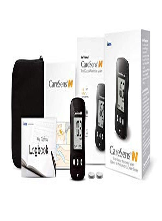 CareSens N Blood Glucose Monitoring Meter (Auto Coding) - 1 Diabetes Blood Glucose Meter, 1 User Guide, 1 Quick Reference guide, 1 Case & 2 CR 2032 Batteries - Image 2